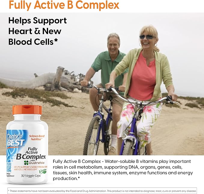 Doctor's Best Fully Active B Complex, 30 Count