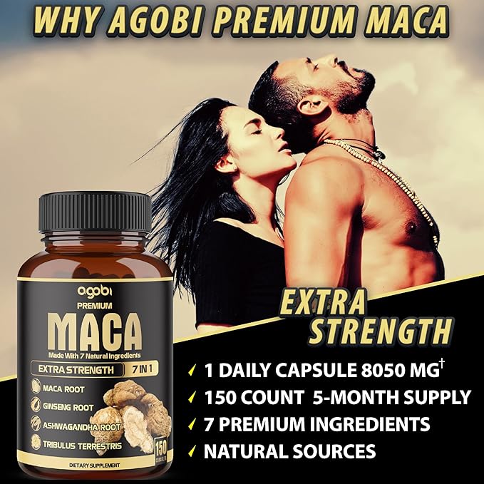 7in1 Premium Maca Root Capsules 150 Counts 5 Months
