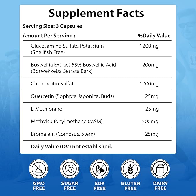 Advanced Joint Support Supplement 120 Capsules, 40 Servings