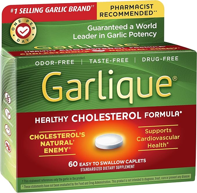 Garlique Healthy Cholesterol Formula with 5000 60 Enteric 2)