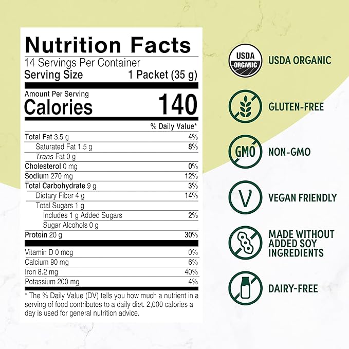 Purely Inspired Organic Protein Powder, 14 20g of