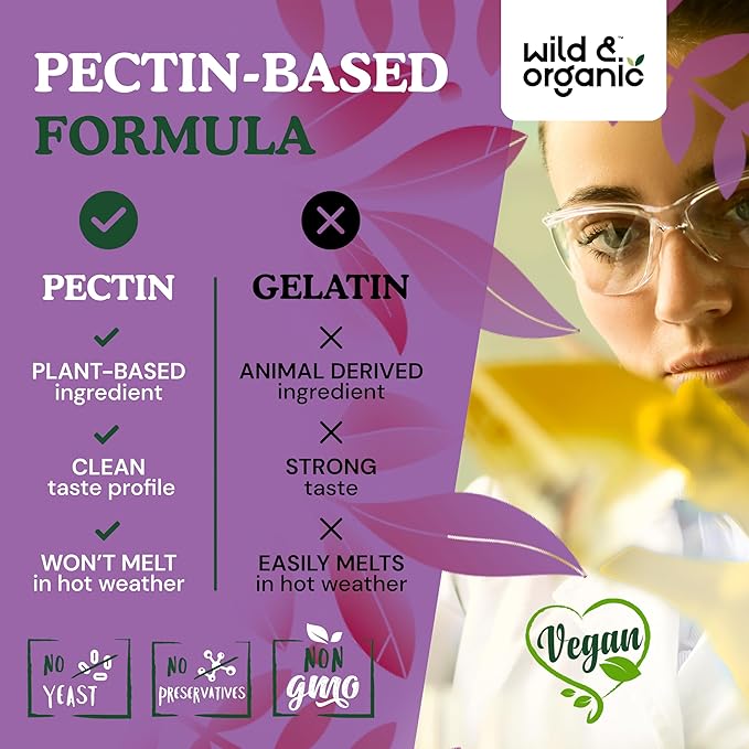 Wild & Organic Milk Thistle Gummies 4:1 Extract 60 Vegan