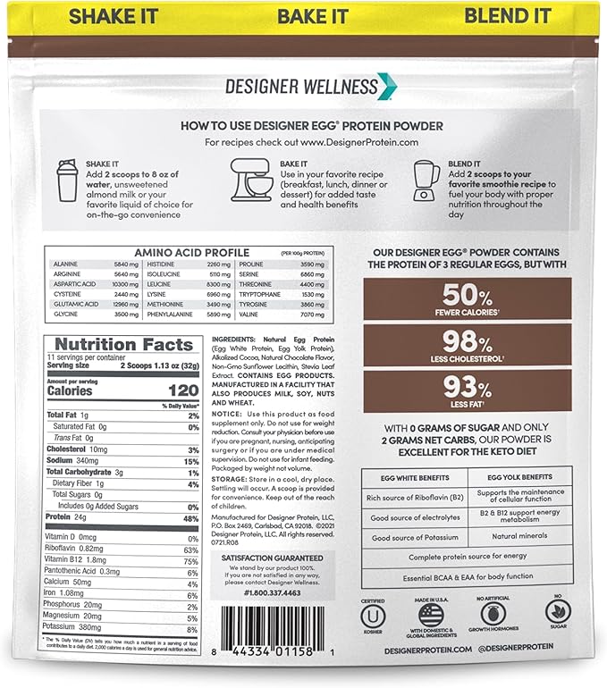 Designer Wellness, Designer Egg, Natural Egg 12.4 Ounce