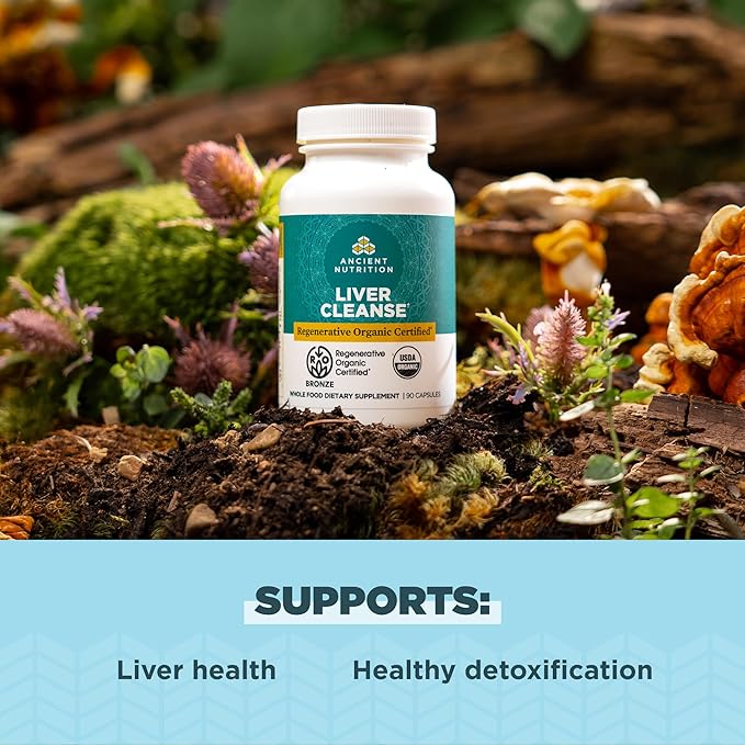 Ancient Nutrition Regenerative Organic Certified Liver 90 Count