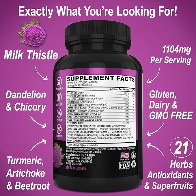 Liver Cleanse Detox Support Supplement