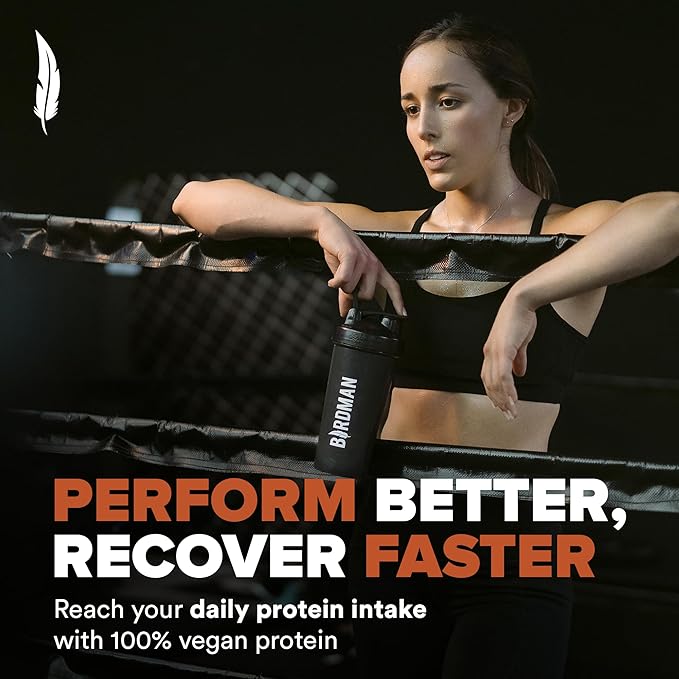 Birdman Falcon Performance Vegan Protein Powder, 31g Protein, 5g Creatine, 5g BCAA, -19 servings