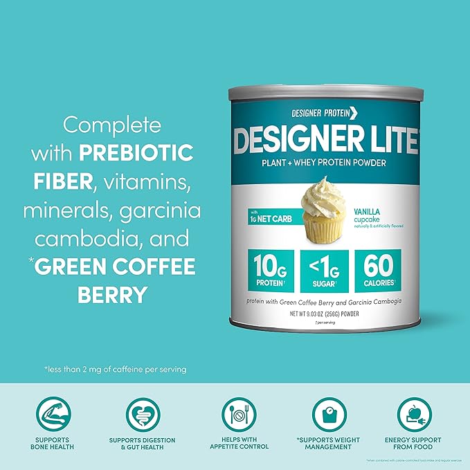 Designer Wellness, Designer Lite, Low Calorie 9.03 Ounces