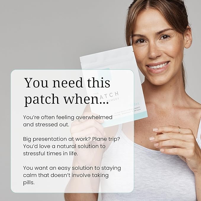 The Patch Remedy Relax Patches 30 Topical B6, Rhodiola