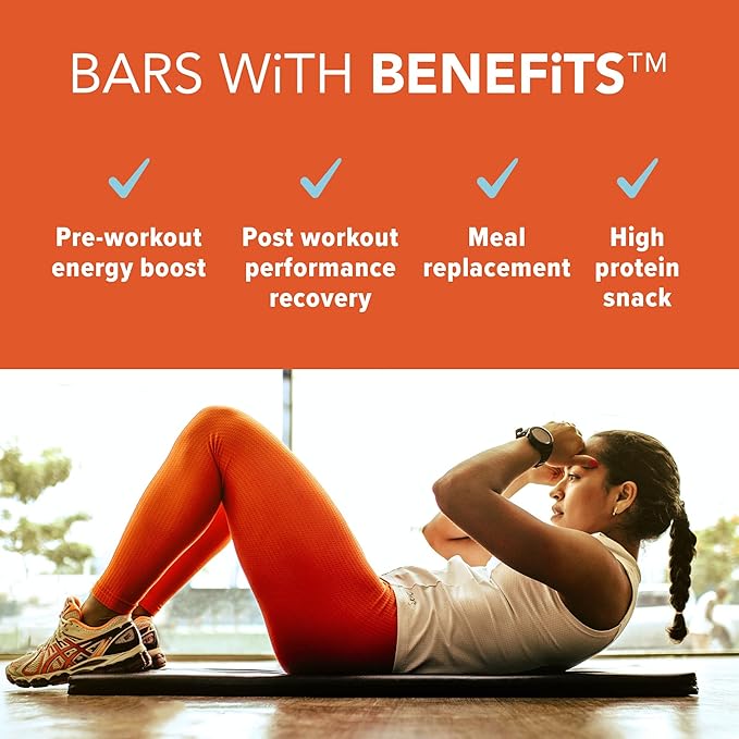 JiMMY! Protein Bar, Caramel Chocolate Nut, 12 Count 25g of
