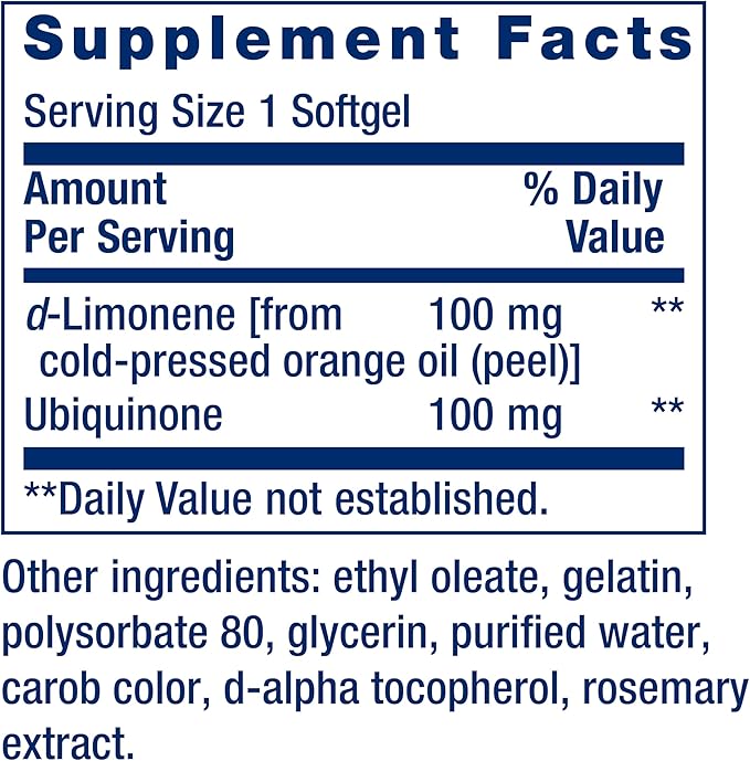 Life Extension Super-Absorbable CoQ10 (Ubiquinone) 60 Softgels