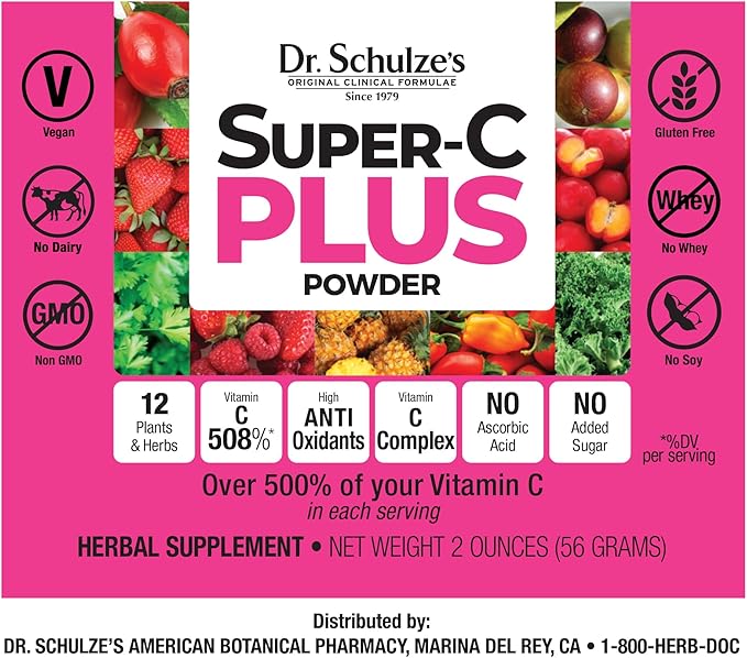 Dr. Schulze's | Super-C Plus Powder 2 oz