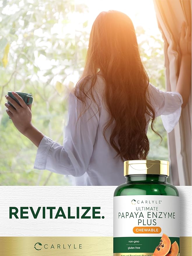 Carlyle Papaya Enzyme Chewable Tablets