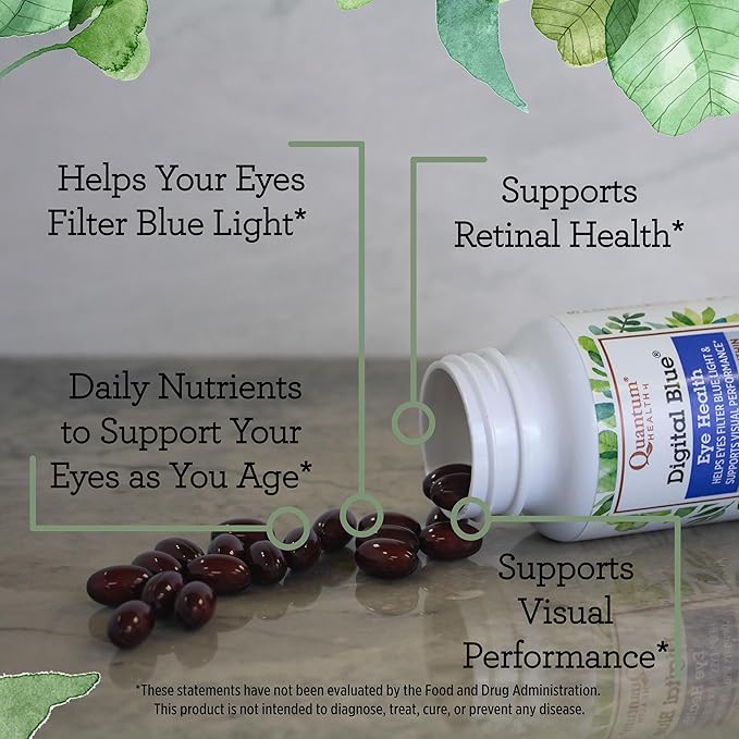 Quantum Health Digital Blue Eye Health, 60 Softgels
