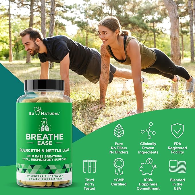 Breathe Inhaler Support Supplement – Sinus, 60 Vegetarian
