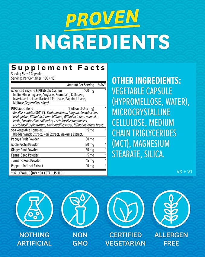 Zenwise Health Digestive Enzymes 115 Count