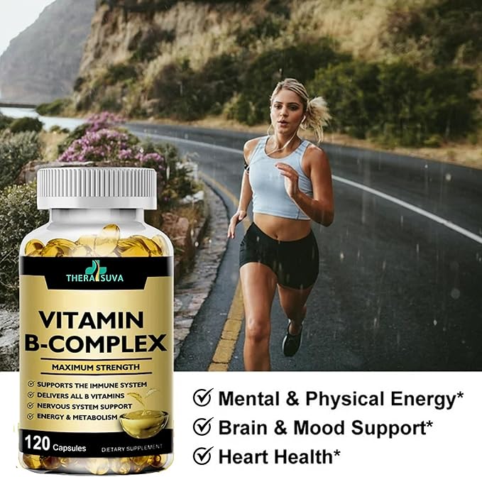 Max Strength Vitamin B-Complex + CoQ10 120 Softgels, 60 Day