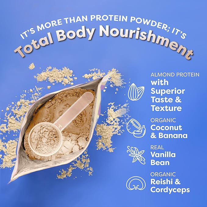 FlavCity All-in-One Vegan Protein Powder Smoothie, Vanilla 20g of