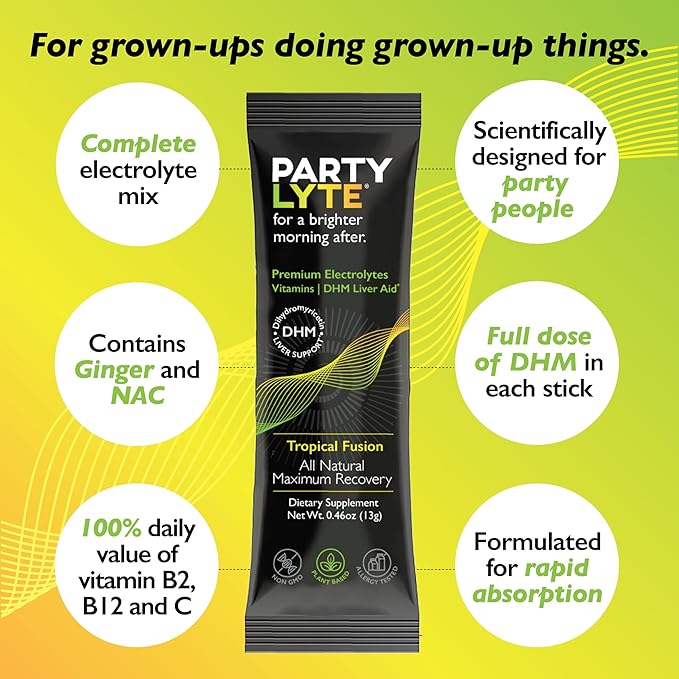 Better Mornings with Electrolytes, DHM, 600mg 8 Count