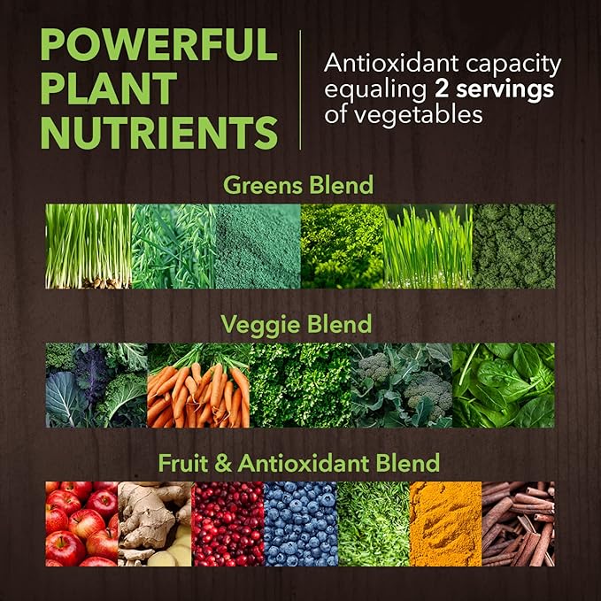 PlantFusion Fruitful Super Greens Powder 8.46 oz 30 Servings