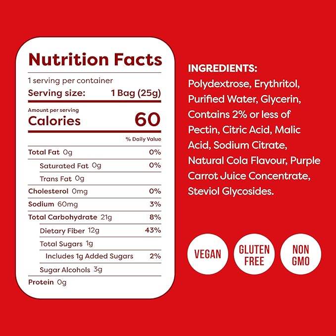 Kiss My Keto Gummies Candy – Low Carb Candy Sour Cola Pop, Keto Snack Pack – Healthy Candy Gummys – Vegan Candy, Keto Gummy Candy – Keto Candy Gummies (16-pack)