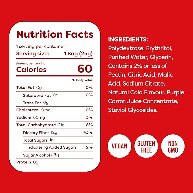 Kiss My Keto Gummies Candy – Low Carb Candy Sour Cola Pop, Keto Snack Pack – Healthy Candy Gummys – Vegan Candy, Keto Gummy Candy – Keto Candy Gummies (8-pack)