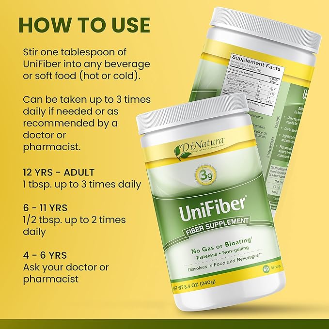 Dr. Natura® Unifiber, Natural Fiber Supplement, 8.4-Ounce