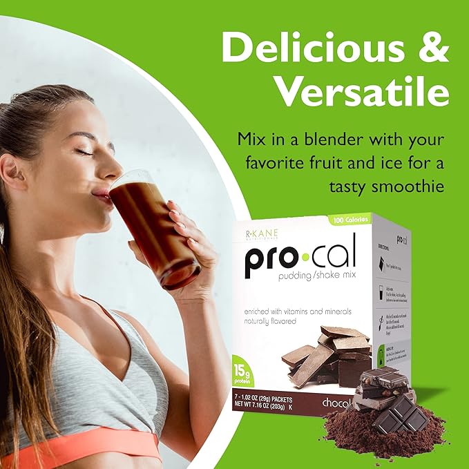 Pro-Cal Chocolate Protein Drink Mix 15g Protein 7 Packets