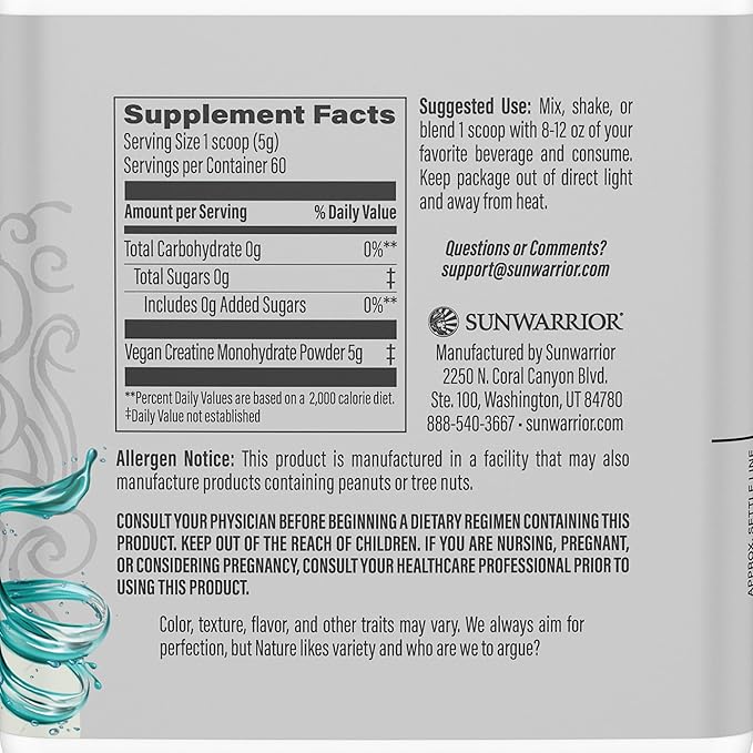 Creatine Monohydrate Powder Micronized PreWorkout Recovery Supplement (60 Serving)