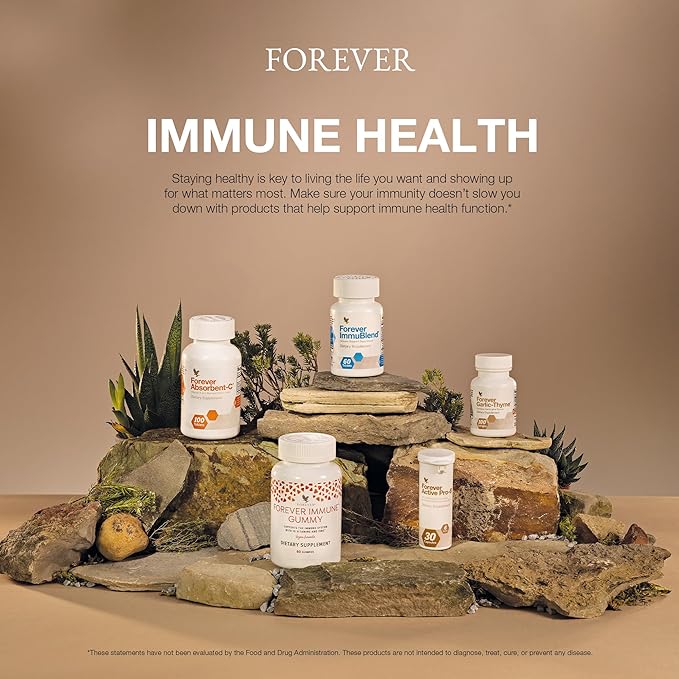 Forever Living - Forever Garlic-Thyme: Odorless 1000mg Garlic 90 Softgels
