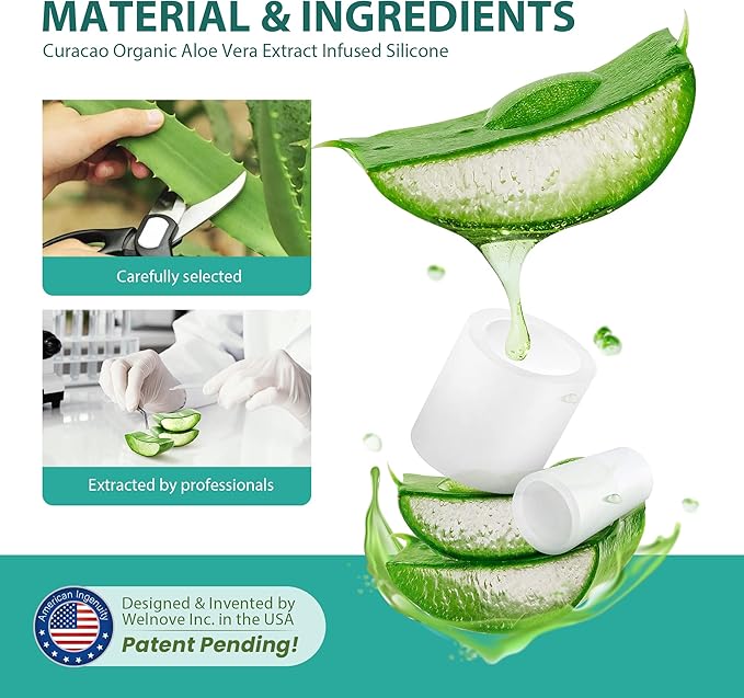 Welnove Toe Protectors – 12-Pack Aloe