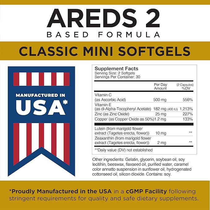 Viteyes AREDS 2 Classic Macular Health 60 Softgels