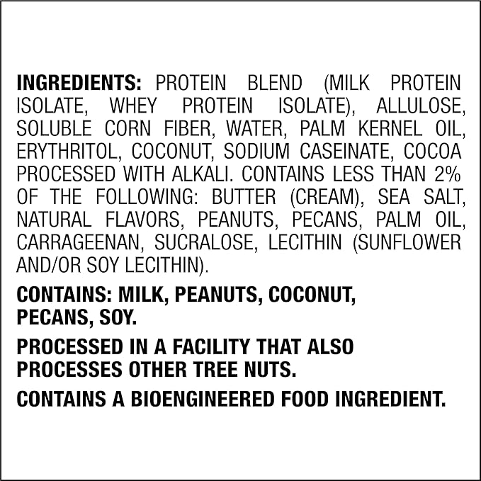 Quest Nutrition Crispy Chocolate Coconut Hero Protein Bar, 15g Protein, 1g Sugar, 3g Net Carbs, Gluten Free Protein Snack, Keto Friendly, 12 Count