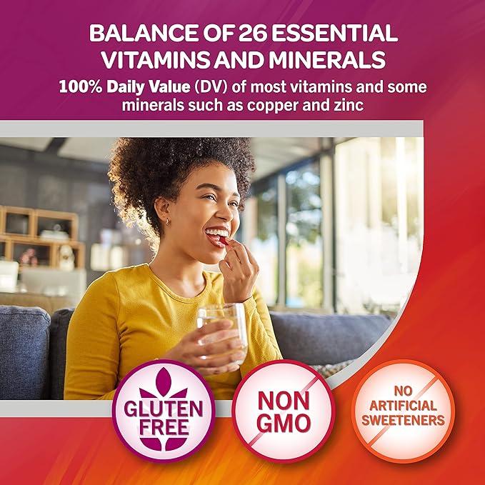 Geritol, Multivitamin Supplement, Contains B-Vitamins, Antioxidants, 26 Essential 40 Tablets