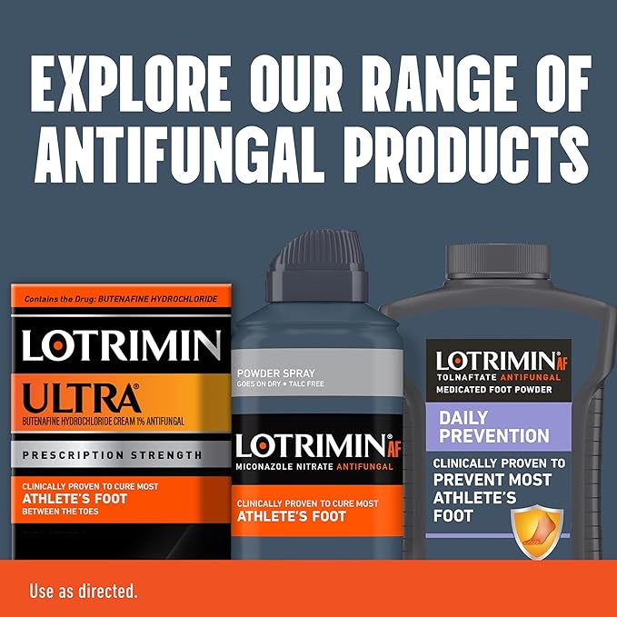 Lotrimin AF Athlete's Foot Powder Spray, 2%, Clinically 4.6 Ounce 3)