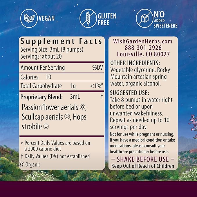 WishGarden Herbs Sleepy Nights & Fresh Mornings 4oz
