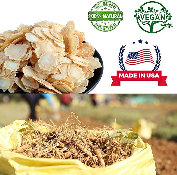 American Ginseng Slices from Wisconsin (Sliced 1 Box 4 Ounces)