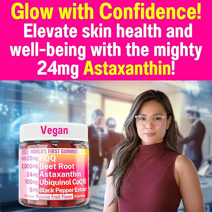 Ubiquinol CoQ10 PQQ Astaxanthin Beets Gummies, CQ-10 CO-Q10 CO-Q10 Q CO-10 CQ10 CQ10 C0Q10 C0Q10 Bioperine 20mg 40mg 40mg 100mg 100mg 200mg 200mg 400mg 400mg