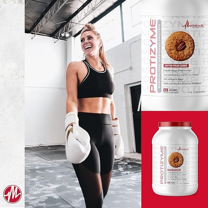 Metabolic Nutrition, Protizyme, 100% Whey Protein 24 Essential 4 Pound (52 ser)