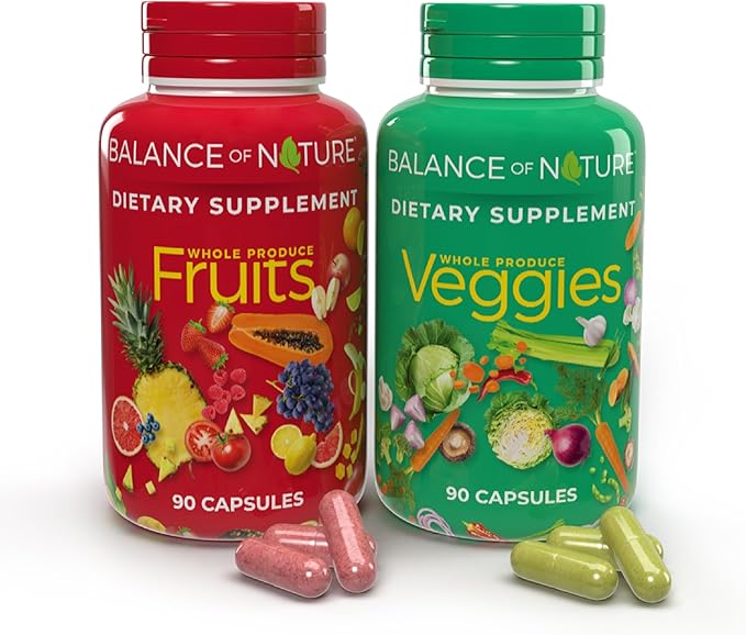 Balance of Nature Fruits and Veggies 90 Fruit 90 Veggie 1 Set