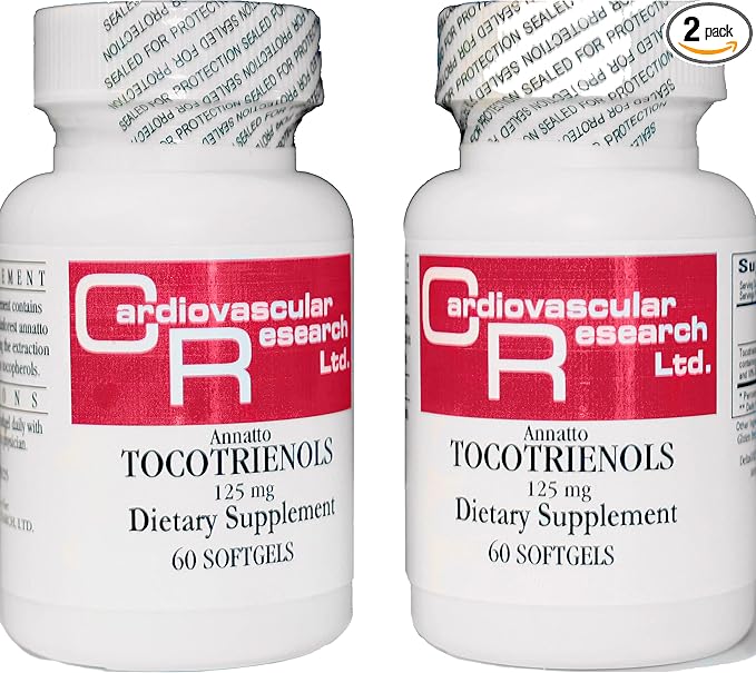 120 Softgels 125 mg Vitamin E 90% Delta 10% Gamma, 2 Bottles 60 Soft