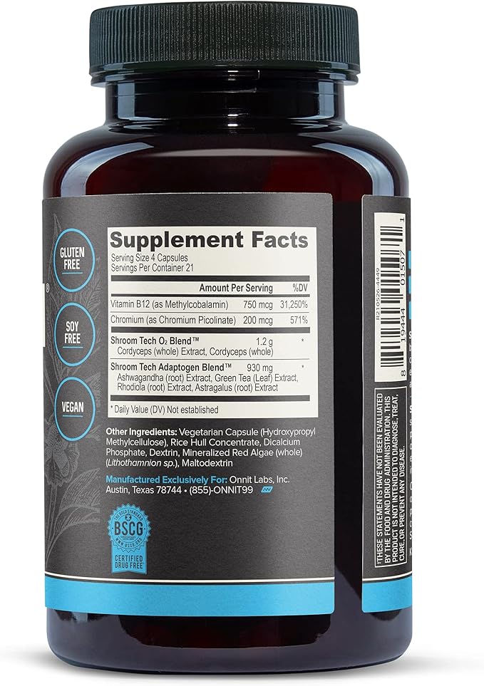 Onnit Shroom Tech SPORT: Clinically Studied (84ct)