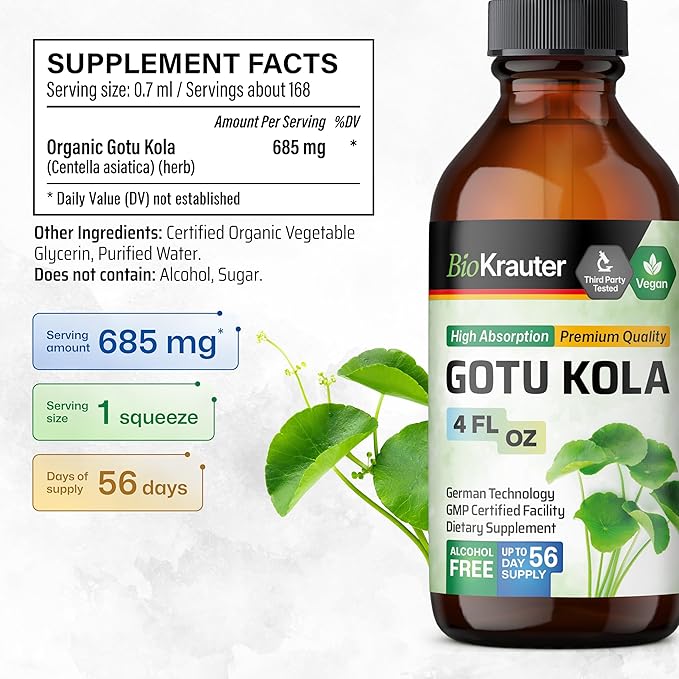 Gotu Kola Tincture 4 Fl.Oz.