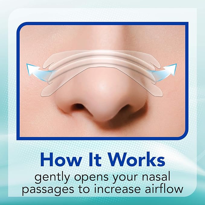 Nasal Breathing Strips, Clear Large 30 ct