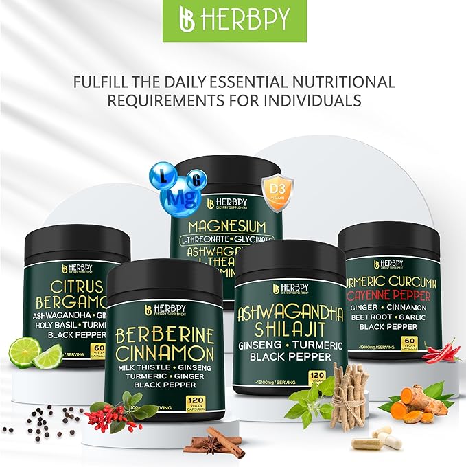 Berberine and Ceylon Cinnamon for Weight 7in1 with 120 Vegan