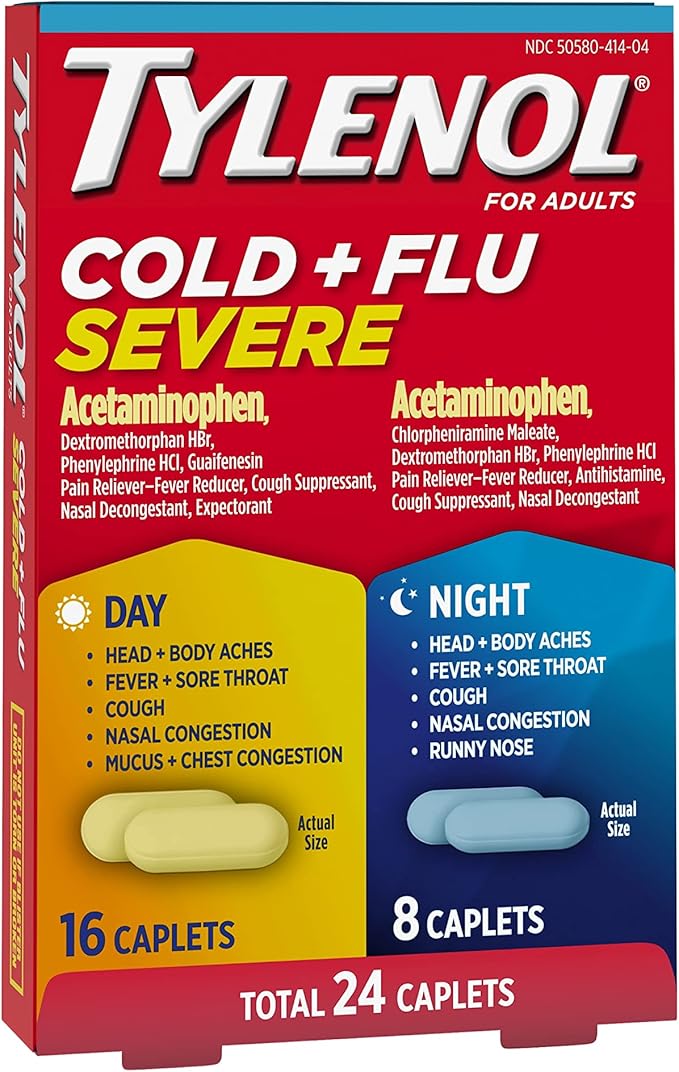 Tylenol Cold + Flu Severe Day 24 Count
