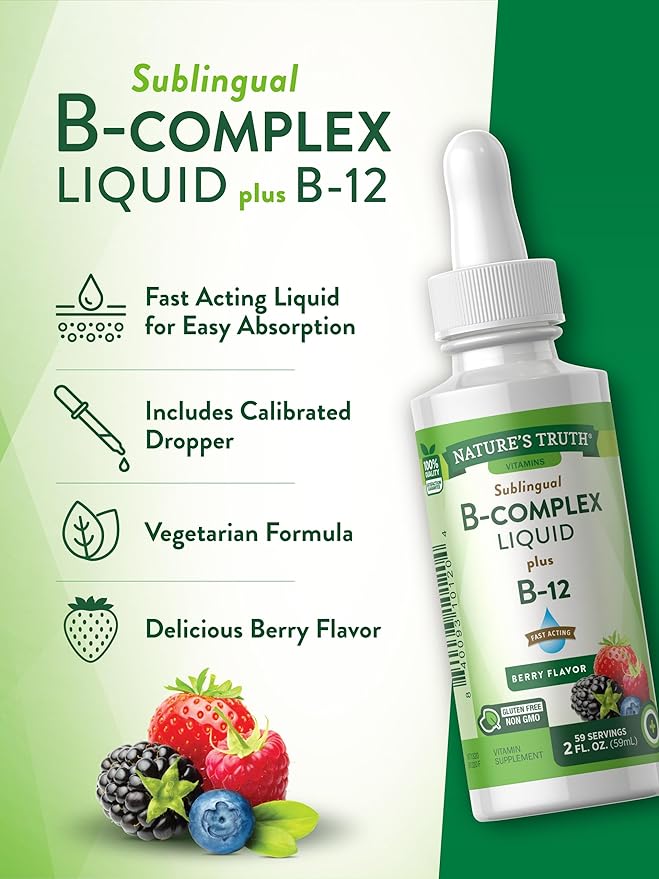 Nature's Truth Sublingual B Complex B12 | 2 Fluid