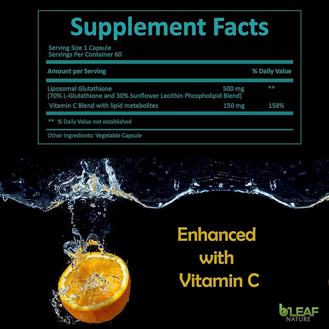 B'LEAF NATURE Pure Fusion of Liposomal 60 count