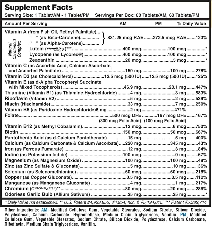 MDR Fitness Tabs Patented Multivitamin 2 Month