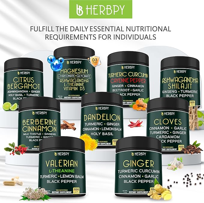 5in1 Ginger Supplement 7550mg with Ceylon 100 Vegan