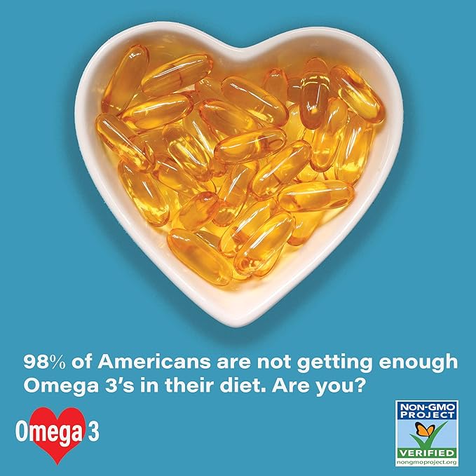 Omega 3 Fish Oil 2,000mg- Pharmaceutical 1000mg EPA 500mg DHA.